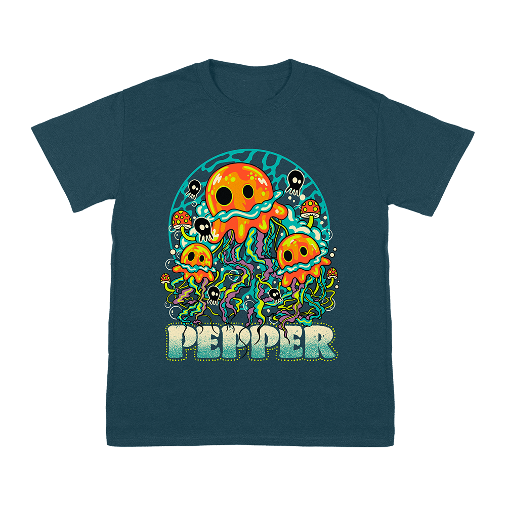 Jellyfish Blue Tee | T-SHIRTS | Pepper US