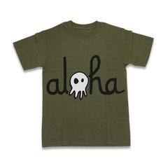 Aloha Skullconut Green T-Shirt