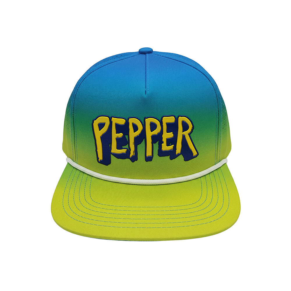 Pepper Logo Aqua Lemon Rope Hat | Home page | Pepper US