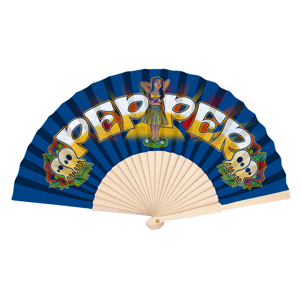 Skullconut Hula Hand Fan