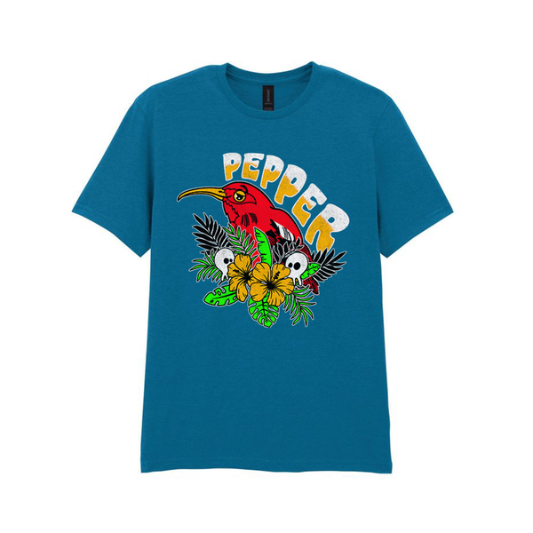 ʻIʻiwi Bird Sapphire Tee