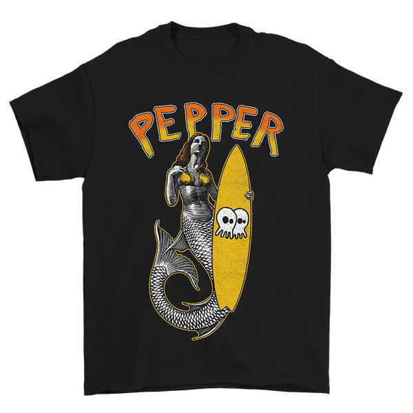 Black Skullconut Mermaid Tee