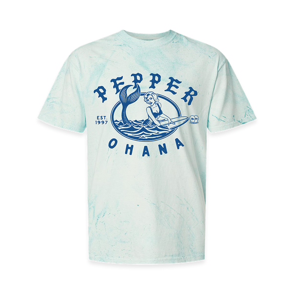 Tie Dye Skullconut Mermaid Youth Tee