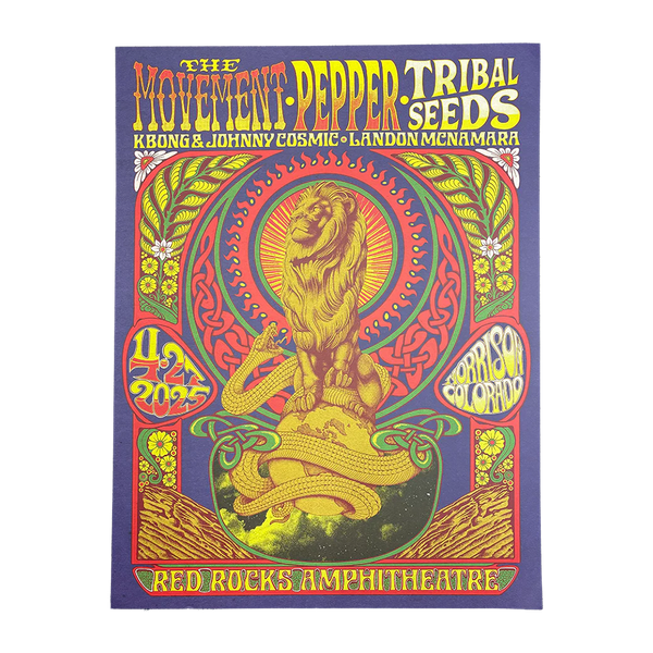 Pepper Red Rocks 2025 Poster