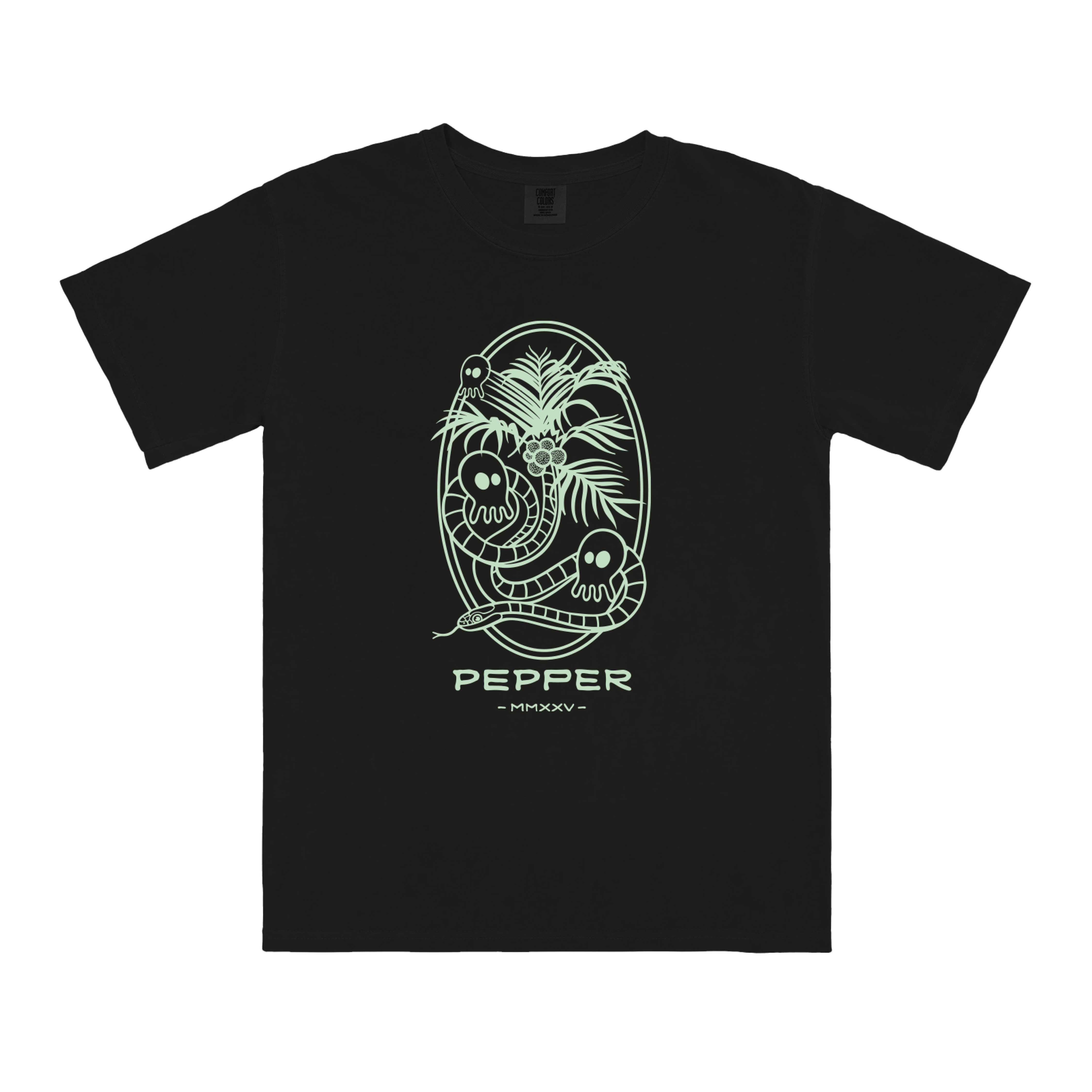 Skullconut Snake Glow In The Dark Tee | Pepper US