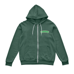 Snake Palm Tree Green Hoodie