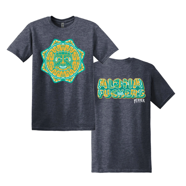 Mayan Sun Grey Tee