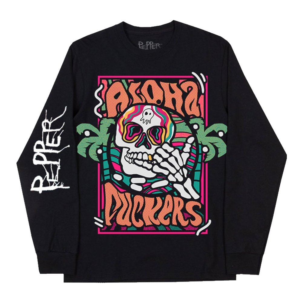 Pepper ALOHA FUCKERS BLACK JERSEY