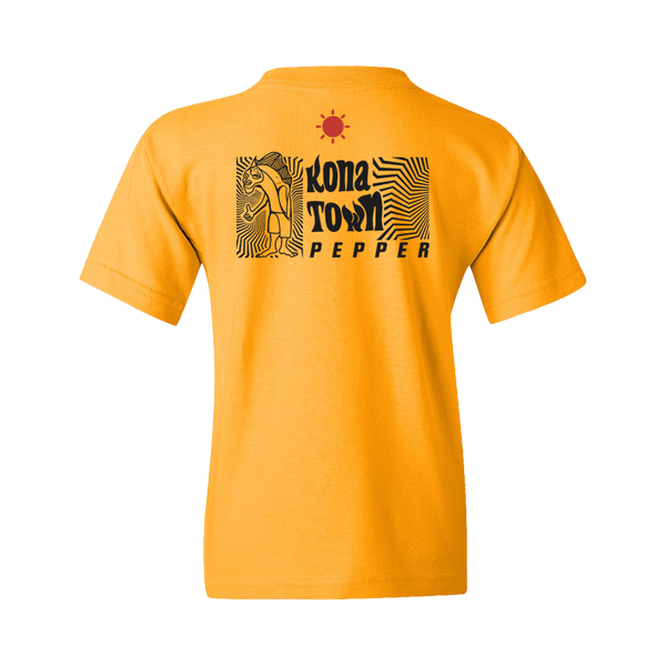 Kona Town Gold Youth Tee